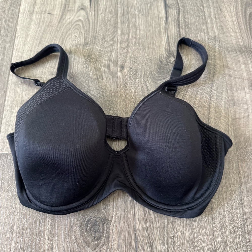 Bali 38C Black Women's Bra adjustable straps